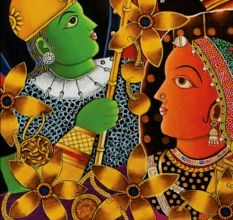 Battle of Haldighati Acrylic on Canvas Historical Painting