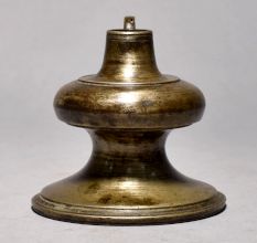 Vintage Small Brass Hooka Base From Central India