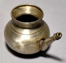 Vintage Holy Water Pot with Spout