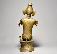 Tribal Art Sitting Lord Ganesh