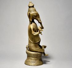 Tribal Art Sitting Lord Ganesh