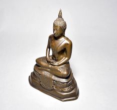 Vintage Budha Sitting In Fine Art
