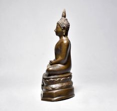 Vintage Budha Sitting In Fine Art