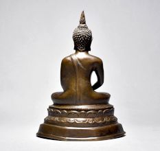 Vintage Budha Sitting In Fine Art