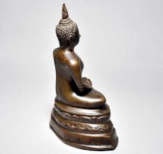 Vintage Budha Sitting In Fine Art