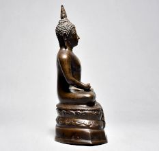 Vintage Budha Sitting In Fine Art