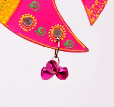 Handmade Wooden Fish Wall Hanging for Home Decor - Pink, Sky Blue, Navy Blue, Purple