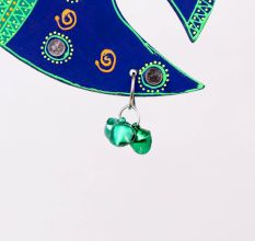 Handmade Wooden Fish Wall Hanging for Home Decor - Pink, Sky Blue, Navy Blue, Purple
