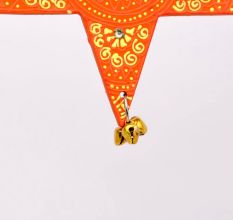 Handmade Wooden Star Wall Hanging for Home Decor - Orange, Black, Blue, Pink