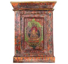 Vintage Style Wooden Box with Floral Motifs