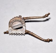 Vintage Brass and Iron Betel Nut Cutter