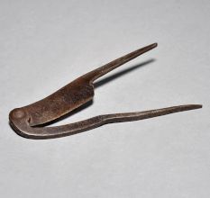 Vintage Iron Nut Cutter Handmade Collectible
