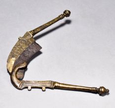 Vintage Betel Nut Cutter Handmade Brass Iron Tool