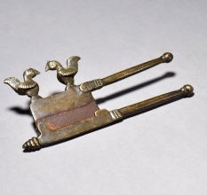 Vintage Brass Betel Nut Cutter with Bird Design