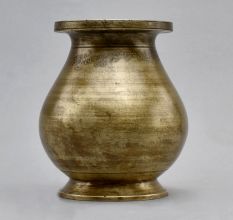 Vintage Decorative Brass Holy Water Pot