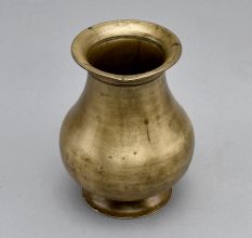 Vintage Brass Flower Pot and Holy Water Pot