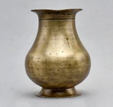 Vintage Brass Flower Pot and Holy Water Pot
