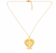 Silver Khanda Sikhism Symbol Necklace Perfect for Daughter Wedding or Graduation Gifts