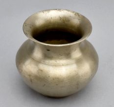 Vintage Plain Brass Holy Water Pot