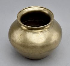 Traditional Brass Holy Water and Decor Pot