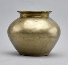Traditional Brass Holy Water and Decor Pot