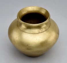 Antique Brass Holy Water Pot-South Indian Art