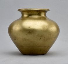 Antique Brass Holy Water Pot-South Indian Art