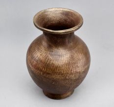 Vintage Brass Urn-Shaped Holy Water Pot