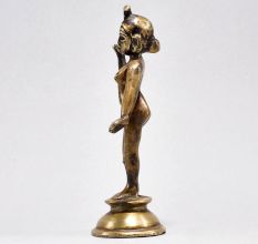 Vintage Brass Hindu Deity Statue