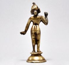 Vintage Brass Hindu Deity Statue