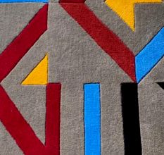 Handmade Modern Wool Area Rug