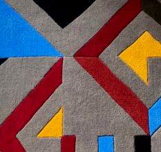 Handmade Modern Wool Area Rug