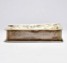 Vintage Carved Brass Cigarette Betel Leaf Box