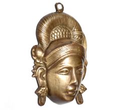 Wall Hanging Goddess Head Sculpture from Maharashtrian Art