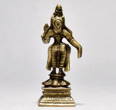 Standing Laxmi Ridhi Siddhi Brass Figurine