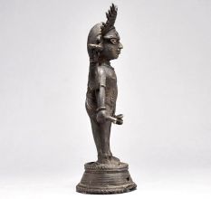 Folk Vintage Tribal Fine Art Figurine of Lord Krishna or Heritage Lord Vishnu