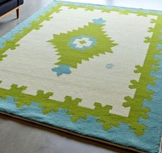 Southwestern Geometric Wool Rug