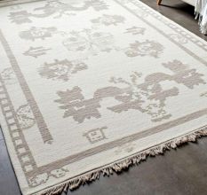 Modern Neutral Wool Area Rug