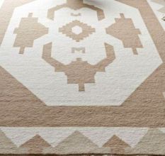 Tribal Design Wool Area Rug