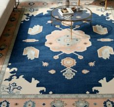 Handknotted Wool A Sage Rug