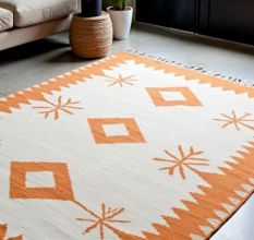 Handknotted Wool Area Rug Tribal