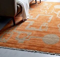 Handmade Geometric Wool Rug Bold