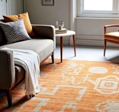 Handmade Geometric Wool Rug Bold