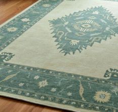 Handknotted Oushak Rug A Cream
