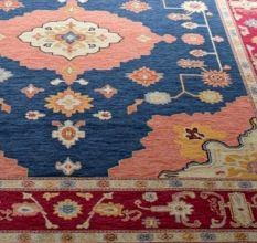 Vintage Handknotted Wool Rug