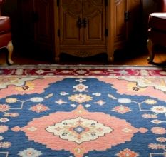 Vintage Handknotted Wool Rug