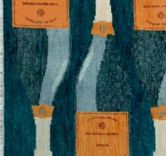 Handknotted Oushak Wool Rug