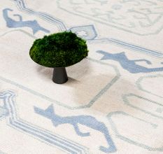 Azure  Handknotted Wool Rug