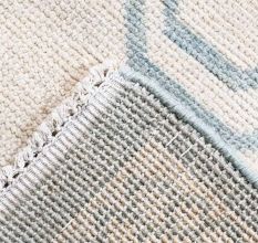 Azure  Handknotted Wool Rug