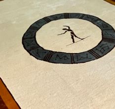 Atlas Ivory Handknotted Wool Rug